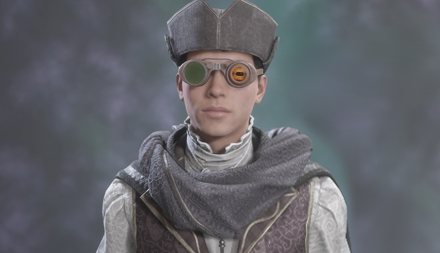 Orange Eye of Newt Goggles