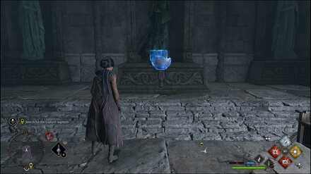 Hogwarts Legacy - hidden brazier statue