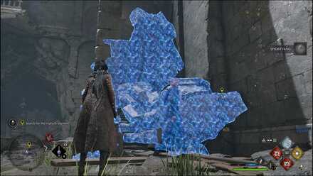 Hogwarts Legacy - broken piles of blocks