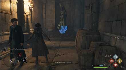 Hogwarts Legacy - hidden brazier statue
