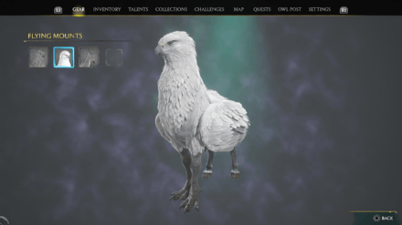 Hogwarts Legacy - Empty Fourth Slot in Flying Mounts