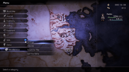 Octopath Traveler 2 - How to Access Settings