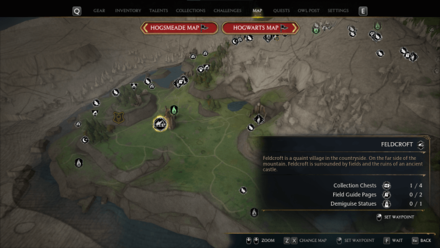 Hogwarts Legacy - Feldcroft Map