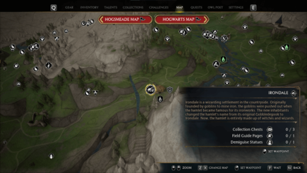 Hogwarts Legacy - Irondale Map