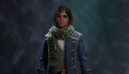 Fringed Forest Lock Scarf