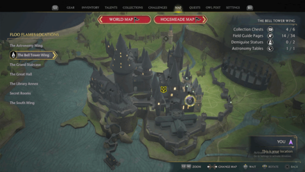 The Bell Tower Wing 1 Map