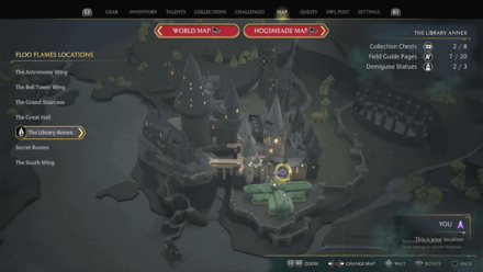 The Library Annex 1 Map