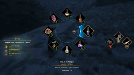 Hogwarts Legacy - Using Focus Potion