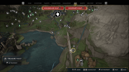 South Hogwarts Map View