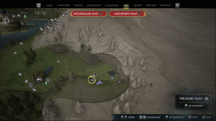 Hogwarts Valley Map View