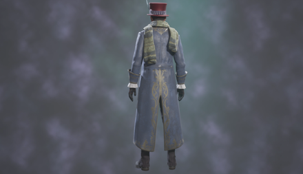 Noble Azure Overcoat