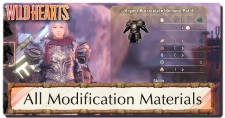 Wild Hearts - All Modification Materials