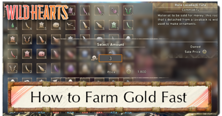 Wild Hearts - How to Farm Gold Fast
