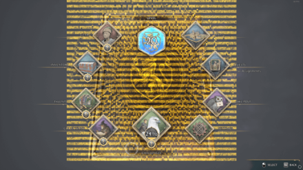 Menu Bug Hogwarts Legacy