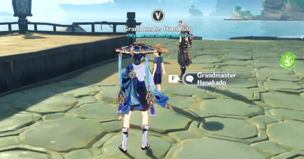 Genshin - Battle with Grandmaster Hanakado