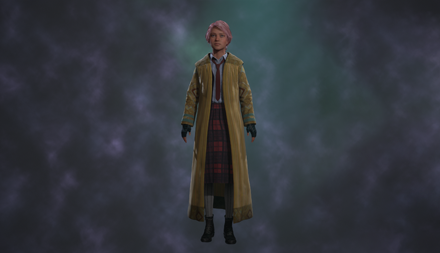 Olive Patterned Robe