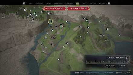 Hogwarts Legacy Cursed Tomb Treasure Guide 2