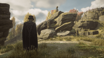 Hogwarts Legacy - South of Hogsmeade Merlin Trial World View