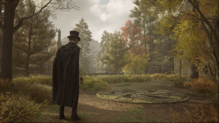 Hogwarts Legacy - Hogsmeade Station Merlin Trial World View