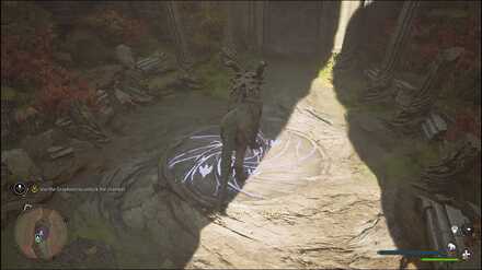 Hogwarts Legacy - use the Graphorn to unlock the chamber