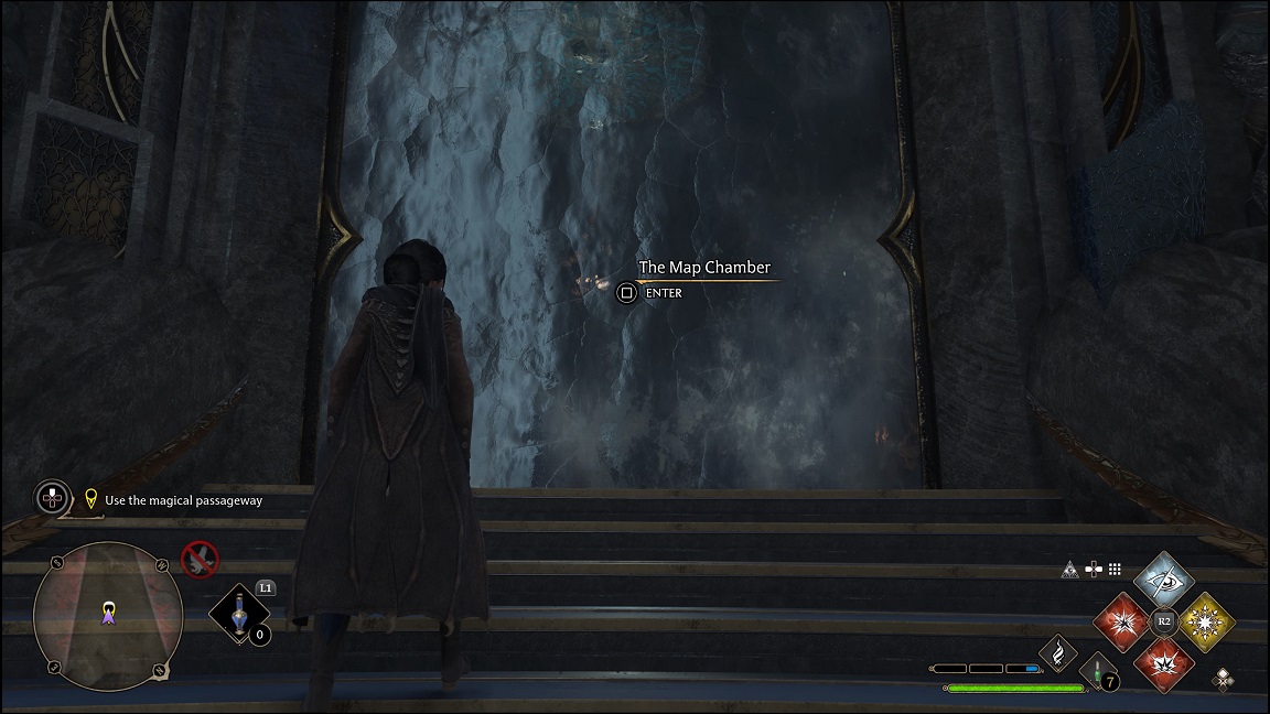 Hogwarts Legacy - use the magical passageway
