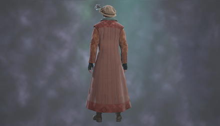 Crimson Patterned Robe