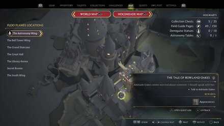 Hogwarts Legacy Rowland Oakes Quest Location