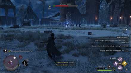 Hogwarts Legacy - defend yourself from Rookwood