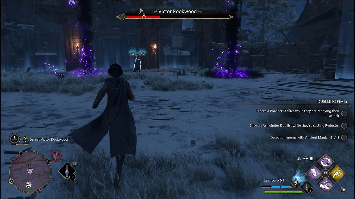 Hogwarts Legacy - defeat Victor Rookwood