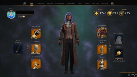 Fashionable Dress Robes Hogwarts Legacy