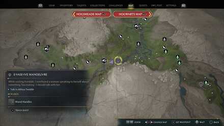 Hogwarts Legacy E-Vase-Ive Manoeuvre Quest Location
