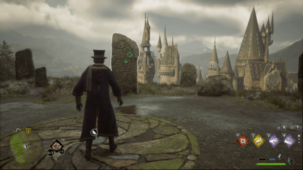 Hogwarts Legacy - Southwest of Hogwarts South Wing Merlin Trial - Pillar 4