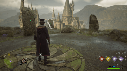 Hogwarts Legacy - Southwest of Hogwarts South Wing Merlin Trial - Pillar 5