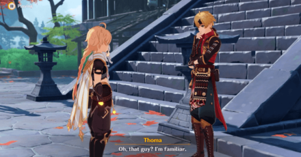 Genshin - Archon Quest Chapter 2 Act 1 - Confessions of an Outlander - Ask Thoma for Intel Support