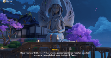 Genshin - Archon Quest Chapter 2 Act 1 - Three Wishes - Head to the Statue of the Omnipresent God