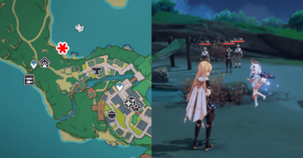 Genshin - Archon Quest Chapter 2 Act 1 - To Treat the Well-Meaning Well - Stop the Treasure Hoarders from Looting Kurosawa