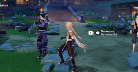 Genshin - Archon Quest Chapter 2 Act 1 - To Treat the Well-Meaning Well - Talk to Kurosawa