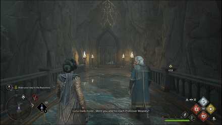 Hogwarts Legacy - make your way to the Repository