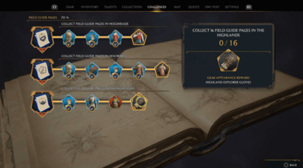 Hogwarts Legacy - Challenges and Rewards