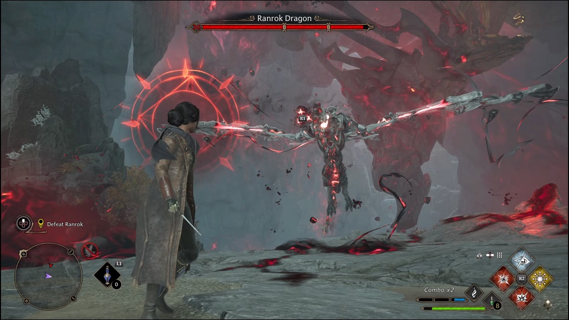 Hogwarts Legacy - Ranrok throwable attack