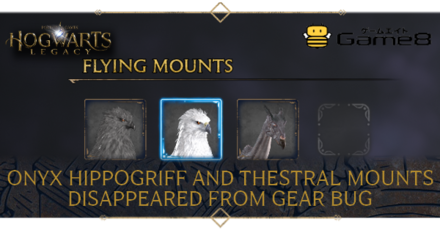 Hogwarts Legacy - Hippogriff and Thestral Mounts Disappeared From Gear and How to Fix