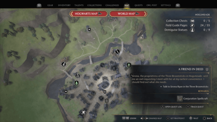 A Friend in Deed Map View