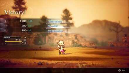 Octopath Traveler II - Defeated Octopuff