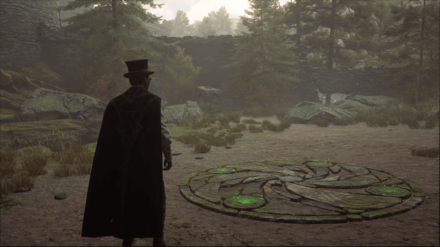 Hogwarts Legacy - Falbarton Castle Merlin Trial World View