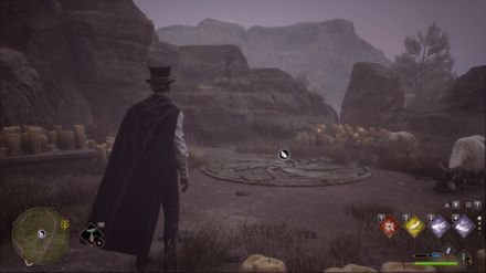 Hogwarts Legacy - East Hogsmeade Valley Merlin Trial World View