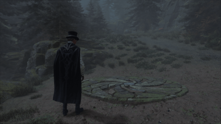 Hogwarts Legacy - West of Falbarton Castle Merlin Trial World View