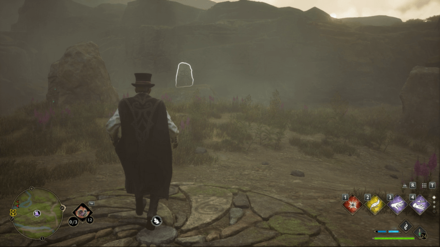 Hogwarts Legacy - South of Upper Hogsfield - Merlin Trial - Slab 4