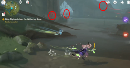 Clear the Withering Zone Step 2