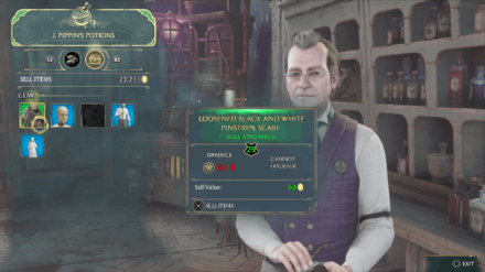 Hogwarts Legacy - Sell Excess Gear