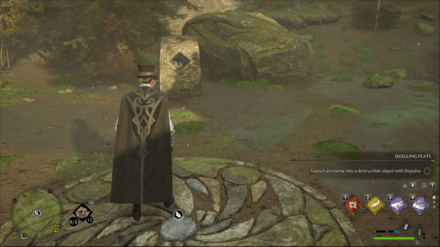 Hogwarts Legacy - South of East Hogsmeade Valley Merlin Trial - Pillar 1